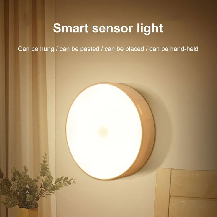 Smart Motion Sensor LED Night Light – Rechargeable & Automatic